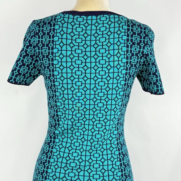 Romeo Juliet Couture Bodycon Dress Womens Size M Short Sleeve Fitted Knit - Picture 11 of 16